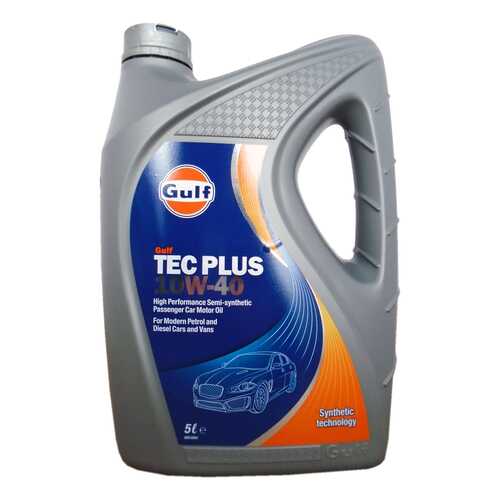 Моторное масло Gulf Tес Plus 10W-40 5л в Несте Ойл