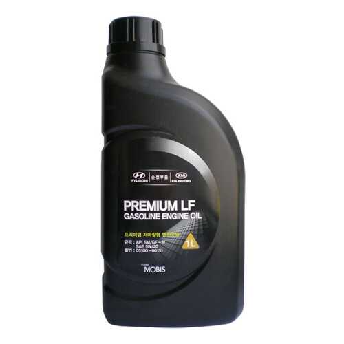 Моторное масло Hyundai Premium LF Gasoline 5W-20 1л в Несте Ойл
