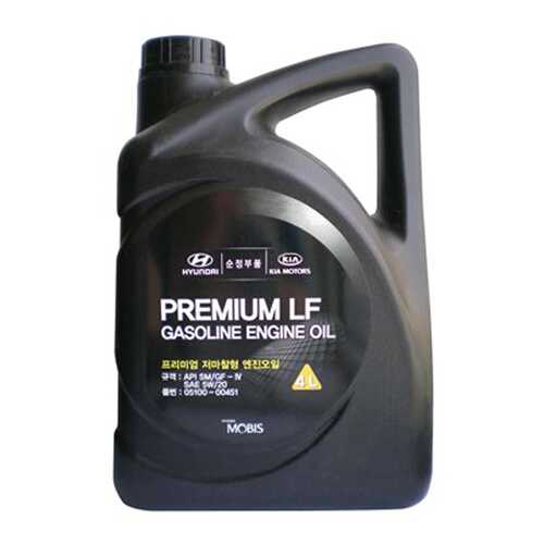 Моторное масло Hyundai Premium LF Gasoline 5W-20 4л в Несте Ойл