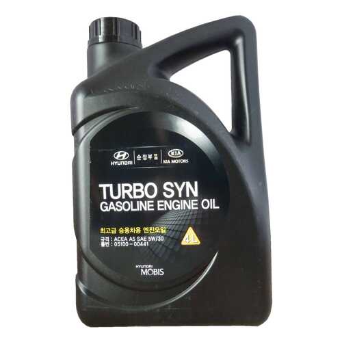 Моторное масло Hyundai Turbo SYN Gasoline Engine Oil SAE 5W-30 4л в Несте Ойл
