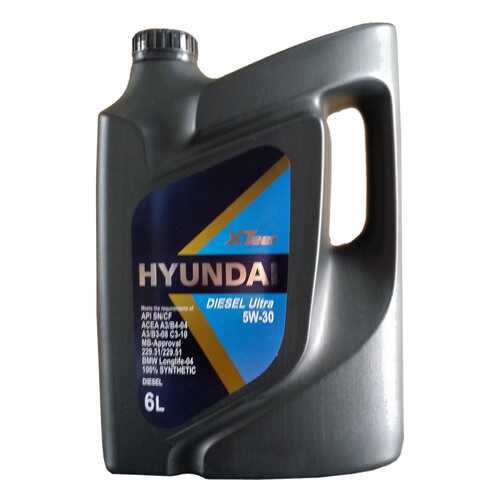 Моторное масло Hyundai XTeer Diesel Ultra 5W-30 6л в Несте Ойл