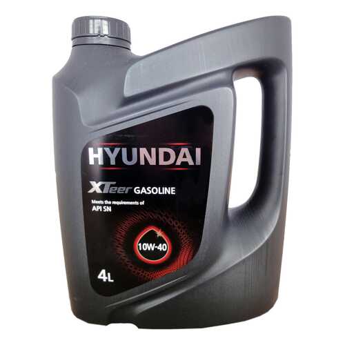 Моторное масло Hyundai XTeer Gasoline 10W-40 4л в Несте Ойл