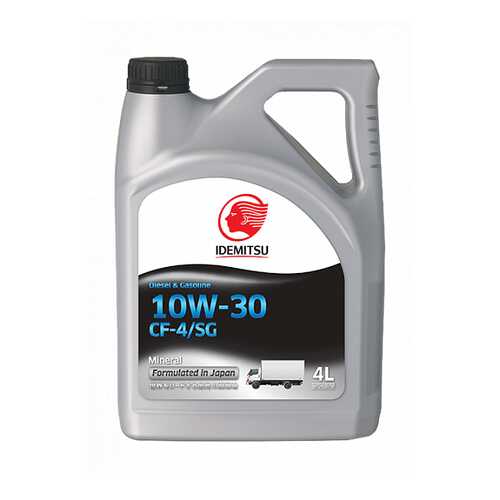 Моторное масло Idemitsu DIESEL CF-4/SG 10W30 (4л) в Несте Ойл