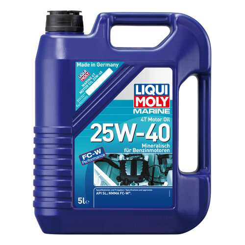 Моторное масло Liqui moly Marine 4T 25W-40 5л в Несте Ойл