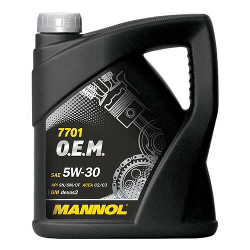 Моторное масло Mannol 7701 O.E.M. 5W-30 4л в Несте Ойл