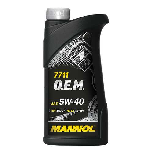 Моторное масло Mannol 7711 O.E.M. 5W-40 1л в Несте Ойл