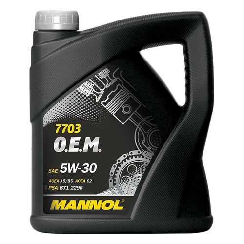 Моторное масло Mannol O.E.M. 5W-30 4л в Несте Ойл