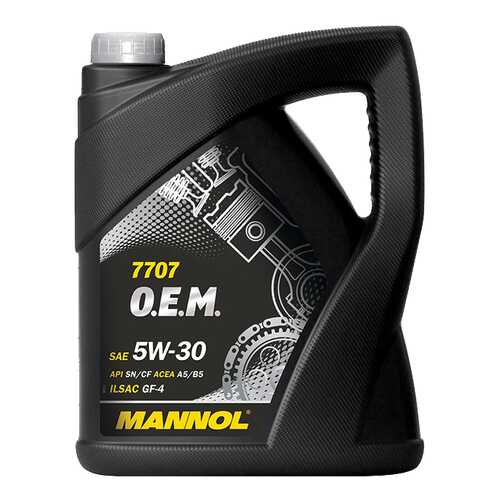 Моторное масло Mannol O.E.M. SAE 5W-30 4л в Несте Ойл
