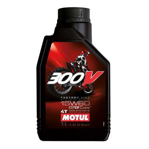 Моторное масло Motul 300V 4T Factory Line Off Road 15W-60 1л в Несте Ойл