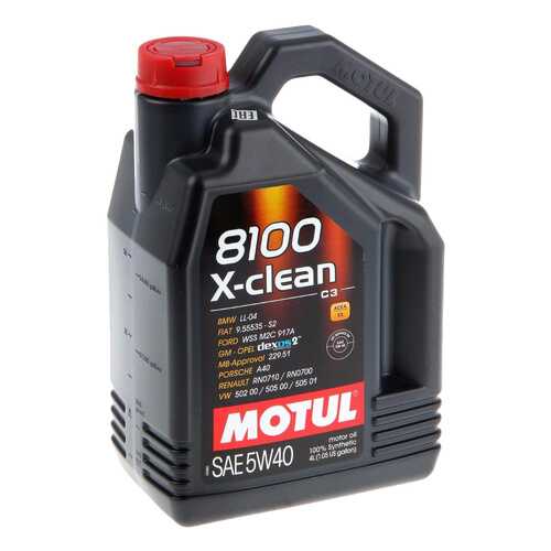 Моторное масло Motul 8100 X-clean 5w-40 4л в Несте Ойл