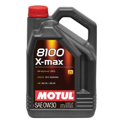 Моторное масло Motul 8100 X-max 0w-30 5л в Несте Ойл