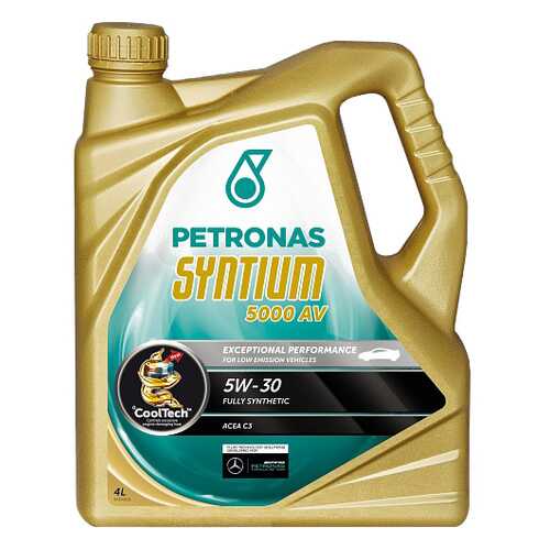 Моторное масло Petronas Syntium 5000 sae AV 5W-30 4л в Несте Ойл