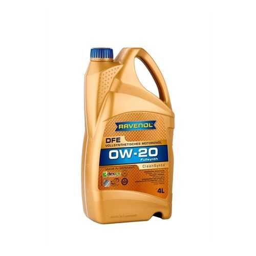 Моторное масло Ravenol DFE 0w-20 4л в Несте Ойл