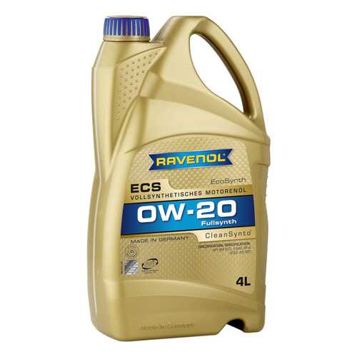 Моторное масло Ravenol ECS EcoSynth SAE 0W-20 4л в Несте Ойл