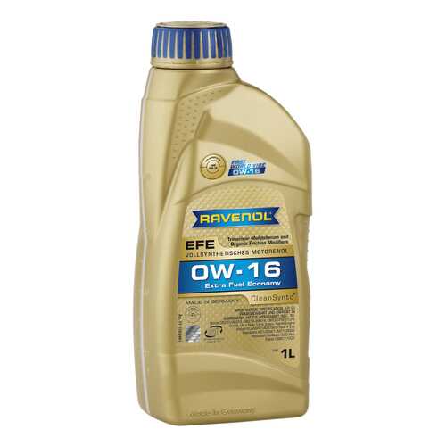 Моторное масло Ravenol EFE Extra Fuel Economy SAE 0W-16 1л в Несте Ойл