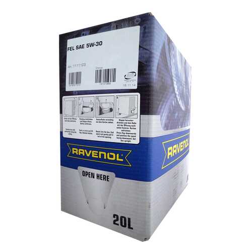 Моторное масло Ravenol FEL SAE 5W-30 20л в Несте Ойл