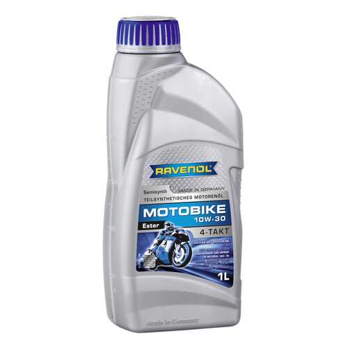 Моторное масло Ravenol Motobike 4-T Ester 10W-30 1л в Несте Ойл