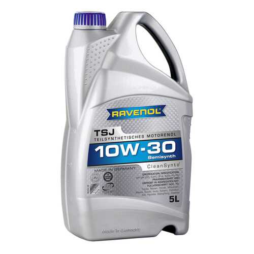 Моторное масло Ravenol TSJ SAE 10W-30 5л в Несте Ойл