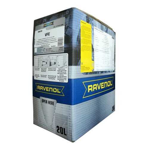 Моторное масло Ravenol VFE SAE 5W-20 20л в Несте Ойл