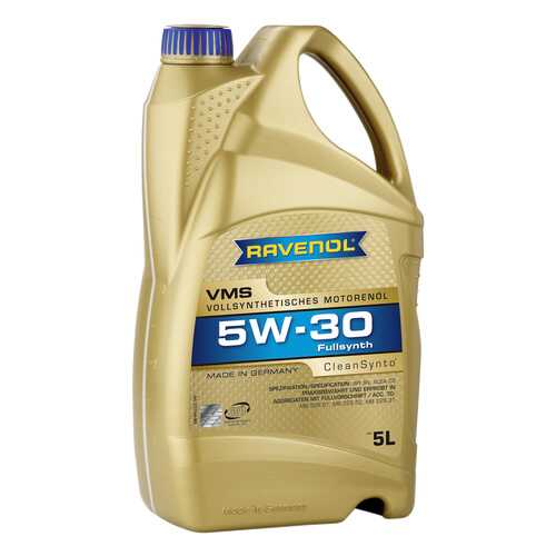 Моторное масло Ravenol VMS SAE 5W-30 5л в Несте Ойл
