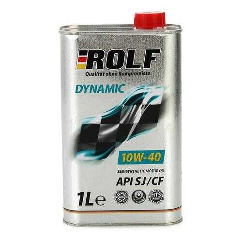 Моторное масло ROLF Dynamic SAE 10W-40 API SJ/CF 1л в Несте Ойл