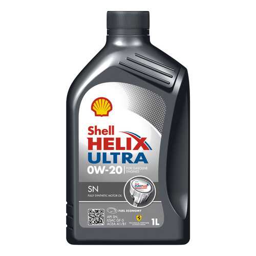 Моторное масло Shell Helix Ultra 0W-20 SN 1л в Несте Ойл