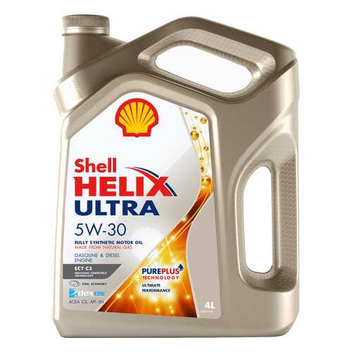 Моторное масло Shell Helix Ultra ECT 5W-30 C3 4л в Несте Ойл