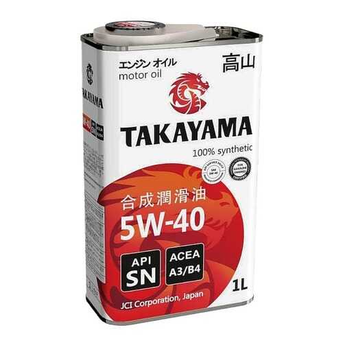 Моторное масло TAKAYAMA 5W-40 1 л в Несте Ойл