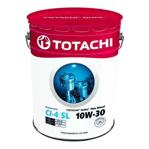 Моторное масло Totachi Niro Fine Diesel CI-4/SL 10W-30 18,98л в Несте Ойл