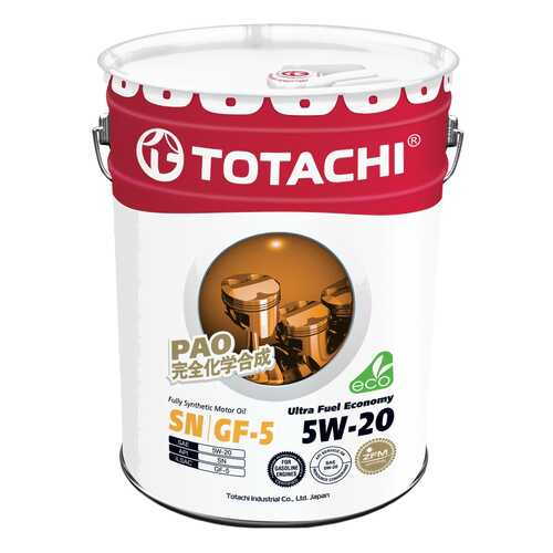 Моторное масло Totachi Ultra Fuel Fully Synthetic SN 5W-20 60л в Несте Ойл