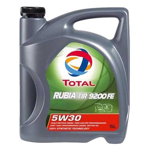 Моторное масло Total Rubia TIR 9200 FE 5W-30 5л в Несте Ойл