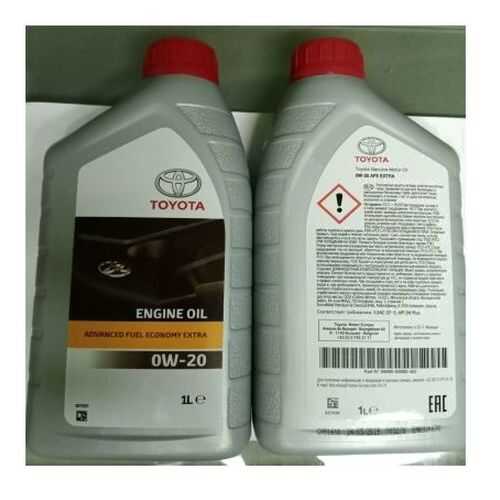 Моторное масло Toyota Engine oil 0W-20 1л в Несте Ойл