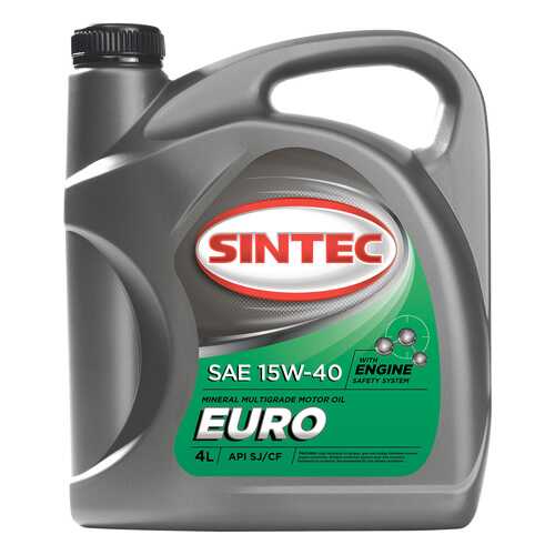 Sintec ЕURO SAE 15W-40 API SJ/CF 4л в Несте Ойл