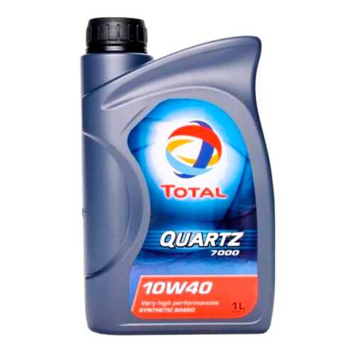 TOTAL 201528 масло моторное total quartz 7000 10w40 полусинтетическое 1 л 201528 в Несте Ойл