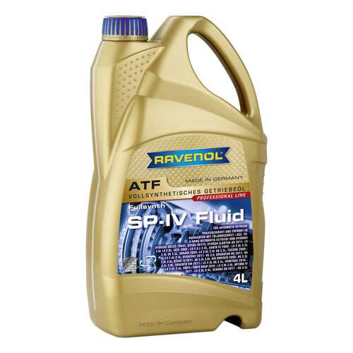Трансмиссионное масло RAVENOL ATF SP-IV Fluid 4л 1211107-004-01-999 в Несте Ойл