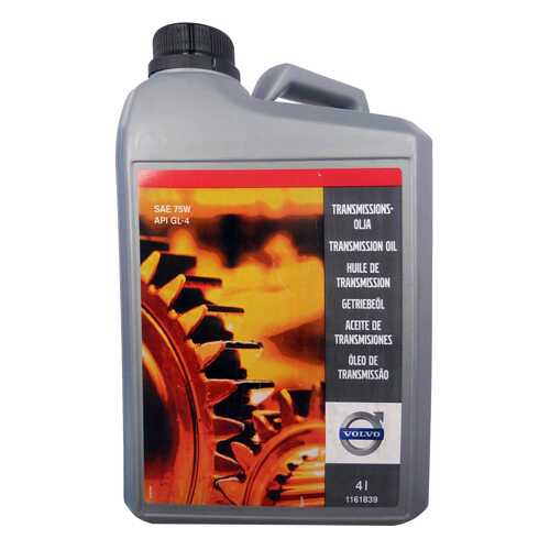 Трансмиссионное масло Volvo 75w 4л 1161839 в Несте Ойл