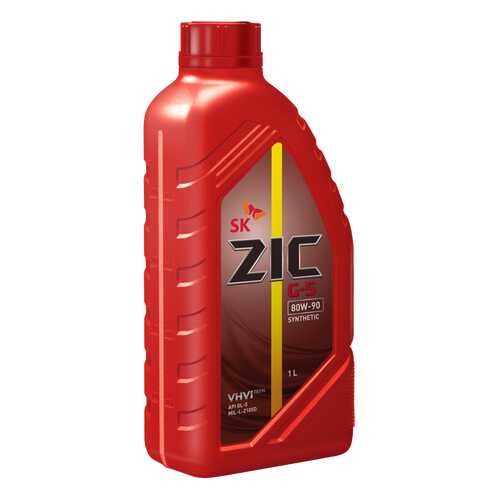 Трансмиссионное масло ZIC 80w90 1л 132633 в Несте Ойл