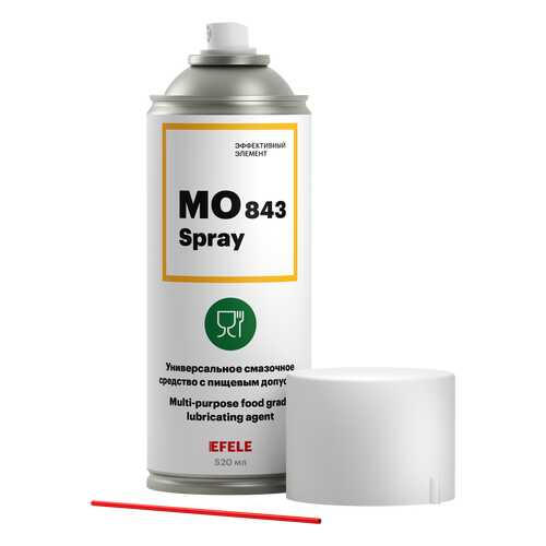 Универсальное масло с пищевым допуском EFELE MO-843 SPRAY (520 мл) в Несте Ойл