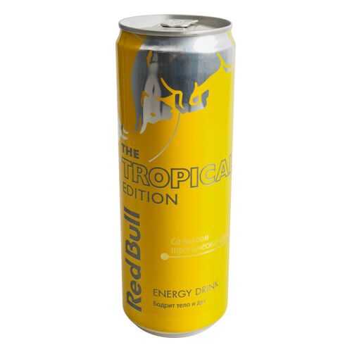 Напиток энергетический Red Bull со вкусом тропических фруктов жестяная банка 0.355 л в Несте Ойл