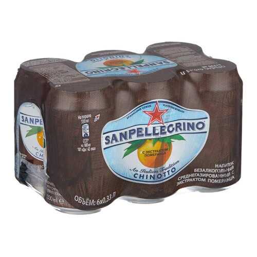 Напиток Sanpellegrino Chinotto безалкогольный 6*0,2 л ж/б в Несте Ойл