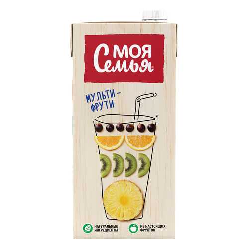 Напиток сокосодержащий Моя Семья мульти-фрути 1.93 л в Несте Ойл
