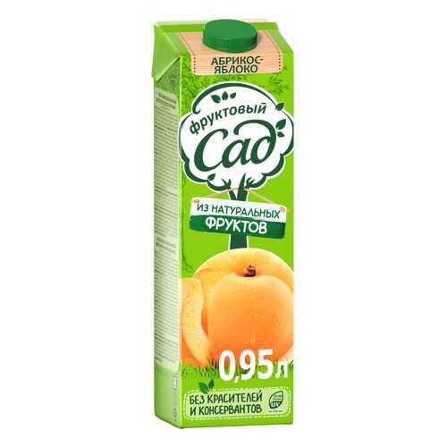 Нектар Фруктовый Сад яблоко-абрикос 0.95 л в Несте Ойл