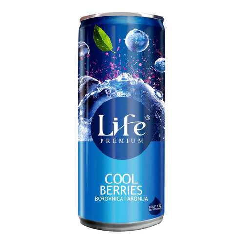 Сок черники и аронии Life Premium Спелая ягода 0.25 л в Несте Ойл